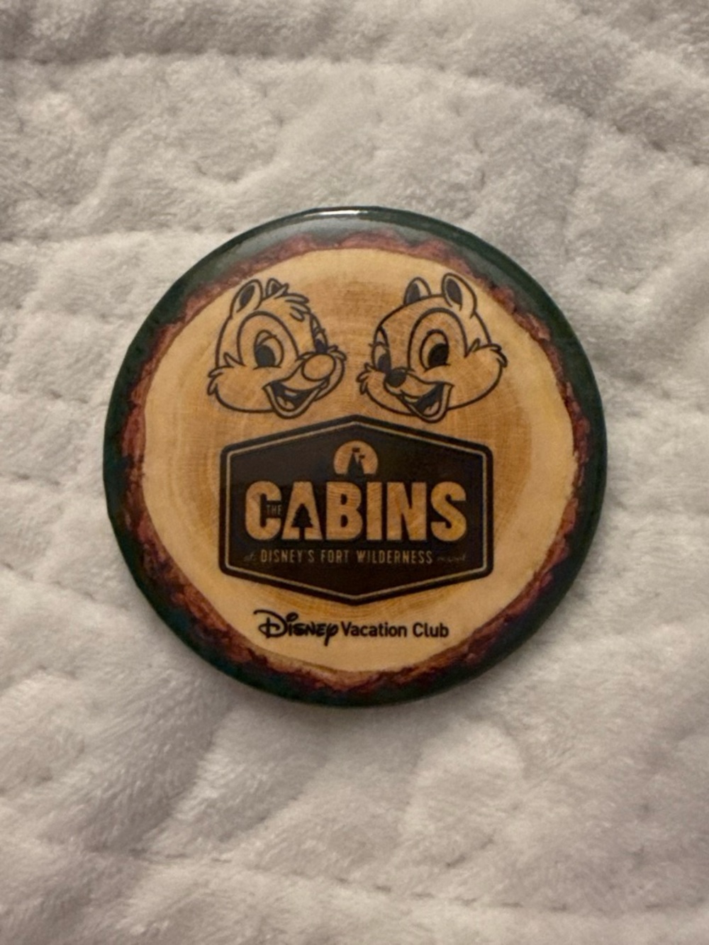 The Cabins Disney Vactaion Club Chip 'n' Dale Collectible Pin